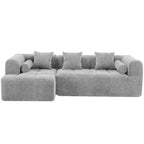 Whisen 101.2 Sectional Sofa Full-Compressed Sofa Modular Sofa Couch Free-combined Sofa