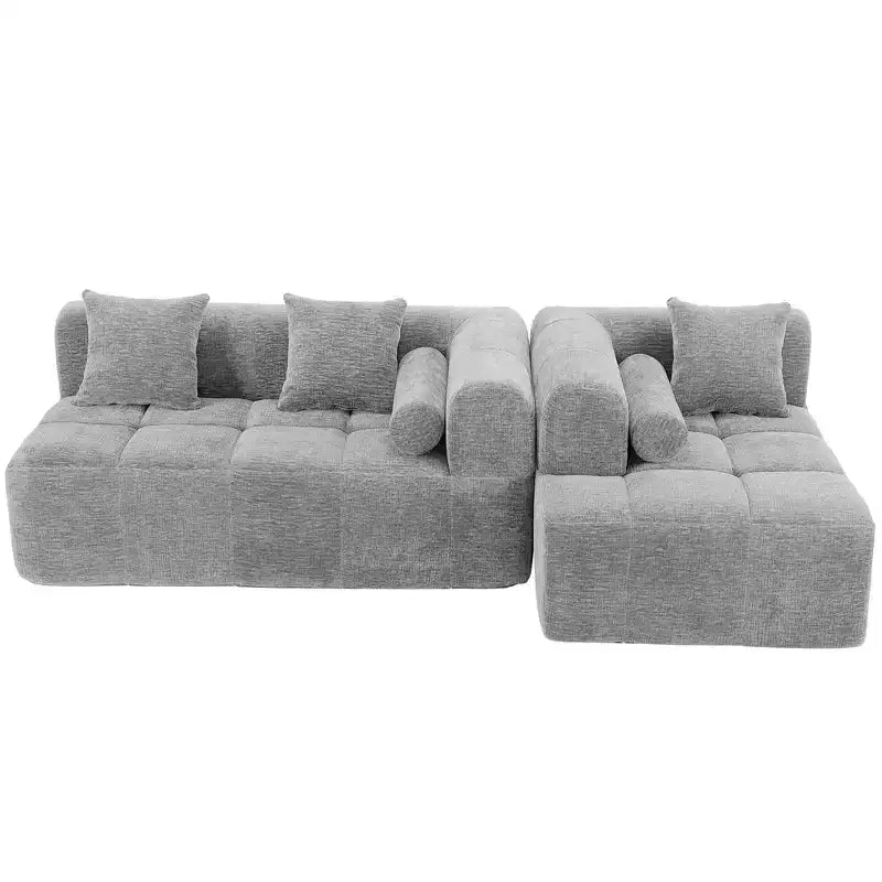 Whisen 101.2 Sectional Sofa Full-Compressed Sofa Modular Sofa Couch Free-combined Sofa