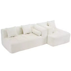 Whisen 101.2 Sectional Sofa Full-Compressed Sofa Modular Sofa Couch Free-combined Sofa
