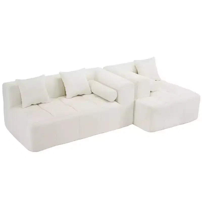 Whisen 101.2 Sectional Sofa Full-Compressed Sofa Modular Sofa Couch Free-combined Sofa