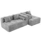 Whisen 101.2 Sectional Sofa Full-Compressed Sofa Modular Sofa Couch Free-combined Sofa