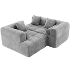 Whisen 101.2 Sectional Sofa Full-Compressed Sofa Modular Sofa Couch Free-combined Sofa
