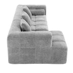 Whisen 101.2 Sectional Sofa Full-Compressed Sofa Modular Sofa Couch Free-combined Sofa
