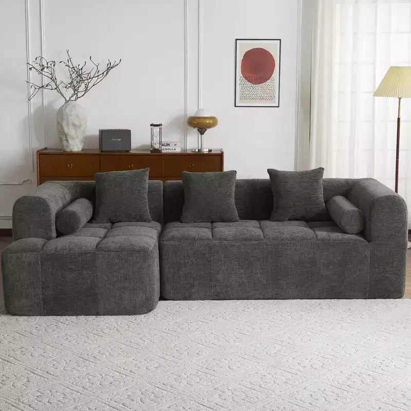 Whisen 101.2 Sectional Sofa Full-Compressed Sofa Modular Sofa Couch Free-combined Sofa