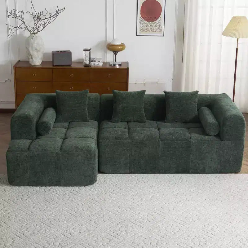 Whisen 101.2 Sectional Sofa Full-Compressed Sofa Modular Sofa Couch Free-combined Sofa