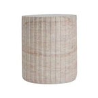 Christopher Knight Home Siani Outdoor Minimalist Cylinder Lightweight Concrete Side Table