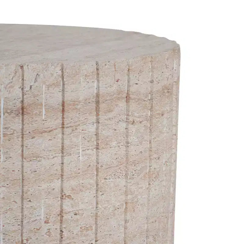 Christopher Knight Home Siani Outdoor Minimalist Cylinder Lightweight Concrete Side Table