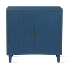 Christopher Knight Home Sonja Contemporary Geometric Pattern Accent Cabinet with Adjustable Shelves and Doors