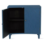 Christopher Knight Home Sonja Contemporary Geometric Pattern Accent Cabinet with Adjustable Shelves and Doors
