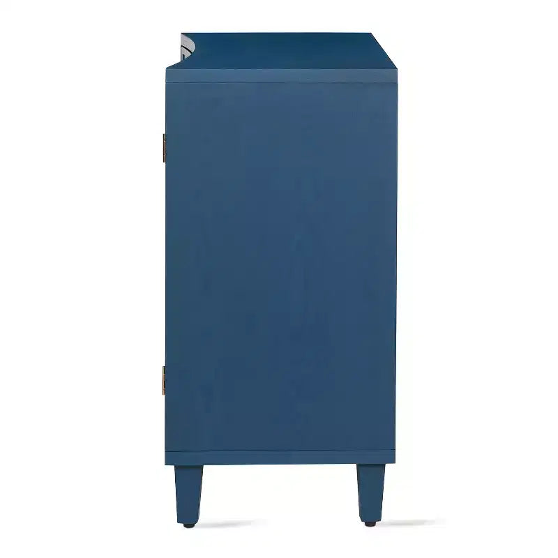 Christopher Knight Home Sonja Contemporary Geometric Pattern Accent Cabinet with Adjustable Shelves and Doors