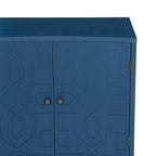 Christopher Knight Home Sonja Contemporary Geometric Pattern Accent Cabinet with Adjustable Shelves and Doors