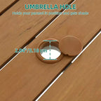 YITAHOME Patio Dining Table & Bench Set