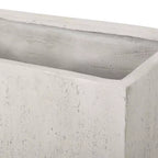 Christopher Knight Home Ella Outdoor Modern Lightweight Concrete Rectangular Planter (Set of 2)
