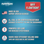 Flowtron Diplomat Indoor Bug Zapper, 2000 Sq Ft Electric Fly & Insect Killer W/120W UV Light & More