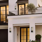 C Cattleya 22.5in Matte Black Integrated LED Outdoor Wall Light