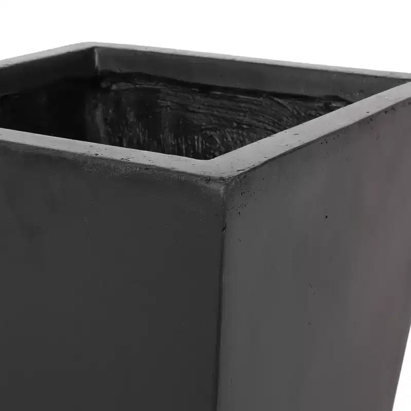 Christopher Knight Home Ella Outdoor Modern Medium and Small Cast Stone Planters (Set of 2)