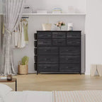 12 Drawer Dresser for for Bedroom, Fabric Dressers & Chest of Drawers