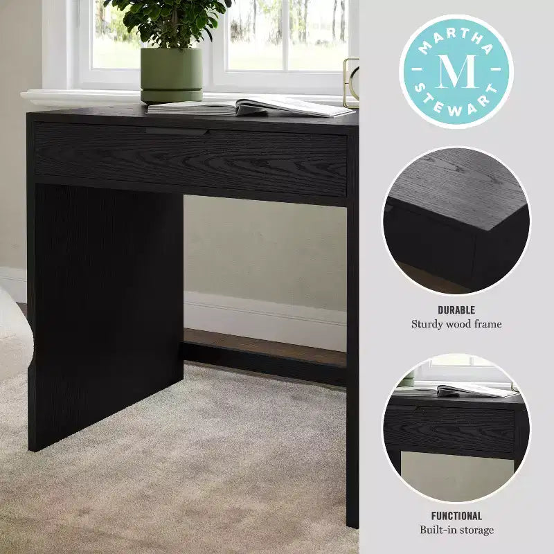 Martha Stewart Kayden Home Office Modular Single-Drawer Desk