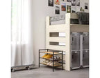 Seville Classics 12-Pair 3-Tier Resin Sturdy Metal Shoe Rack