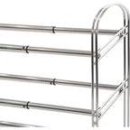 Seville Classics 24-Pair 3-Tier Expandable Non-Slip Metal Frame Shoe Rack