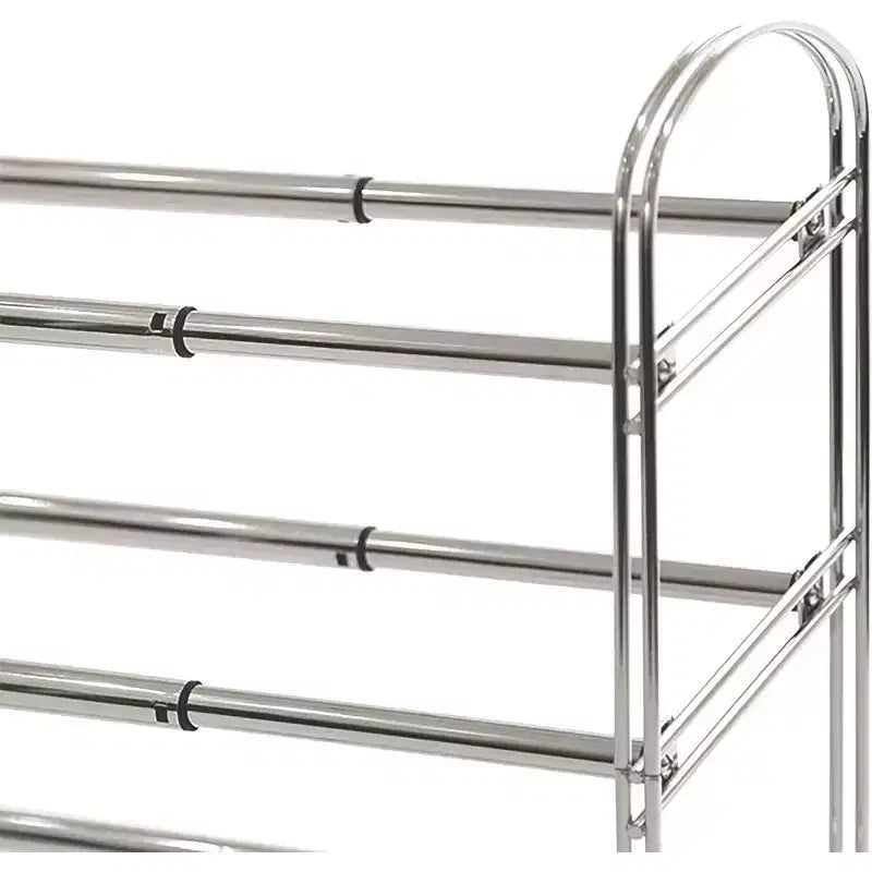 Seville Classics 24-Pair 3-Tier Expandable Non-Slip Metal Frame Shoe Rack