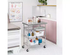 Seville Classics Stainless Steel Top NSF certified Utility Worktable Cart