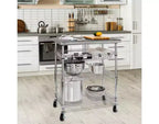 Seville Classics Stainless Steel Top NSF certified Utility Worktable Cart