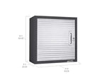Seville Classics UltraHD Single Door Wall Cabinet, 24 x 12 x 24