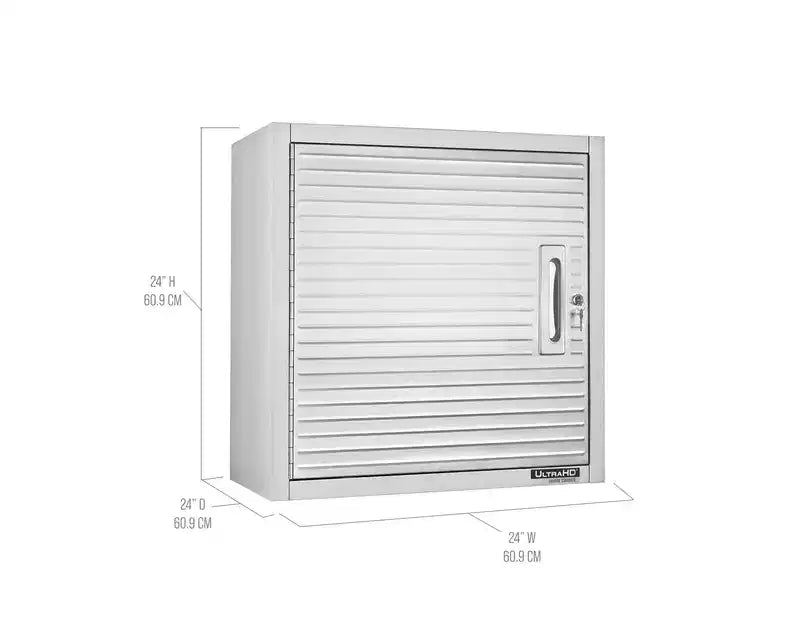 Seville Classics UltraHD Single Door Wall Cabinet, 24 x 12 x 24
