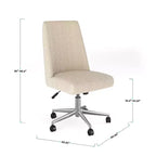 Martha Stewart Maeve Upholstered Office Chair