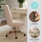 Martha Stewart Maeve Upholstered Office Chair