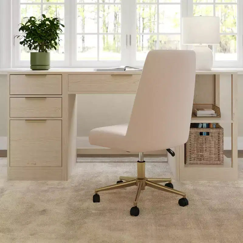 Martha Stewart Maeve Upholstered Office Chair