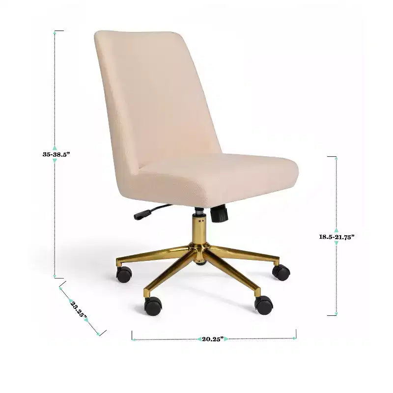 Martha Stewart Maeve Upholstered Office Chair