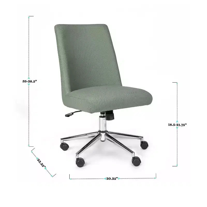 Martha Stewart Maeve Upholstered Office Chair