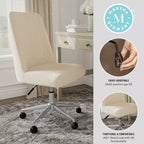 Martha Stewart Maeve Upholstered Office Chair