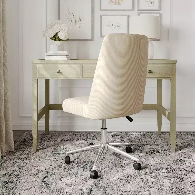 Martha Stewart Maeve Upholstered Office Chair