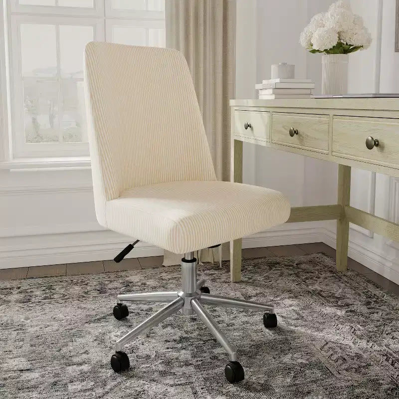 Martha Stewart Maeve Upholstered Office Chair