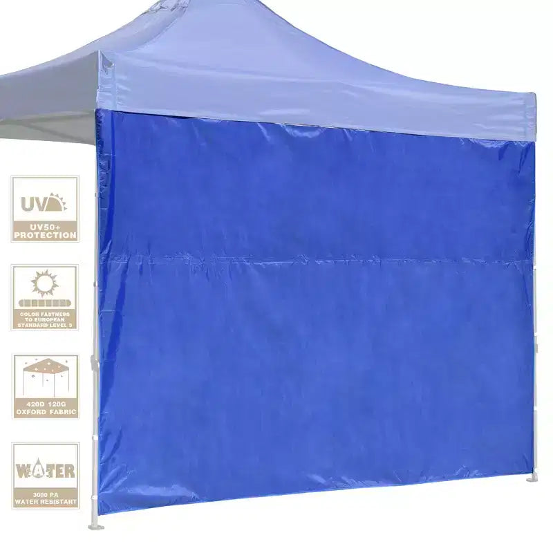 InstaHibit Sidewall Block Out UV50+ Fit 10x10Ft Pop up Canopy 1 Piece Garden