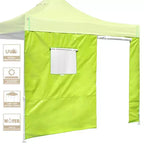 InstaHibit Sidewall Window Door UV50+ Fit 10x10Ft Pop up Tent 1 Piece Camping