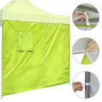 InstaHibit Sidewall Window Door UV50+ Fit 10x10Ft Pop up Tent 1 Piece Camping