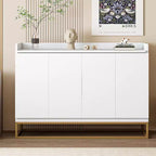 Whisen Modern Design Queen Size Murphy Bed, Folded into a Cabinet with Iron Legs