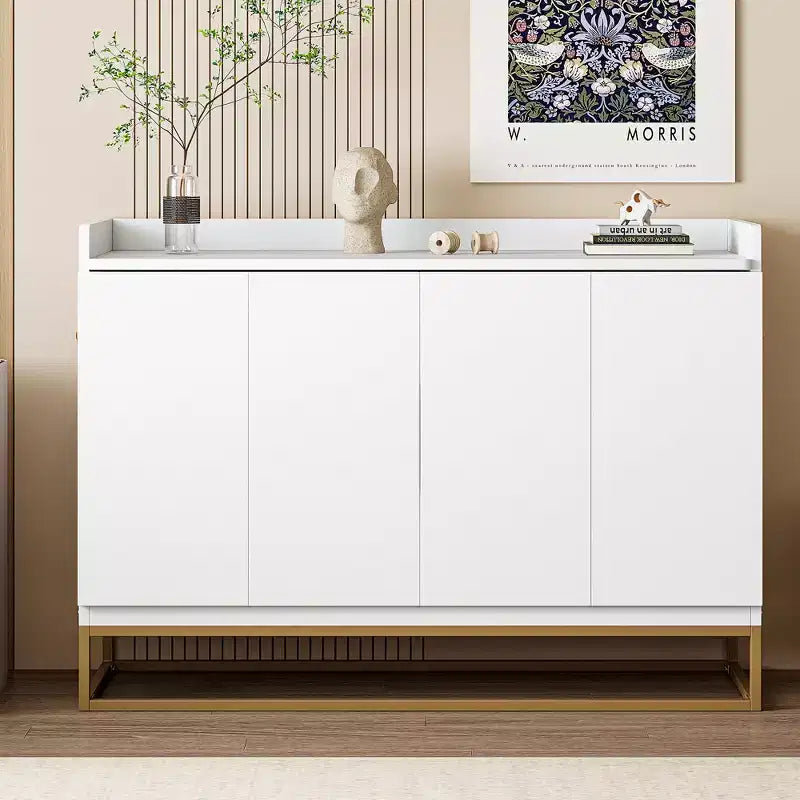 Whisen Modern Design Queen Size Murphy Bed, Folded into a Cabinet with Iron Legs