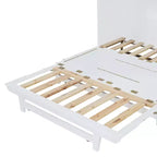 Whisen Modern Design Queen Size Murphy Bed, Folded into a Cabinet with Iron Legs