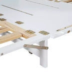 Whisen Modern Design Queen Size Murphy Bed, Folded into a Cabinet with Iron Legs
