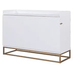 Whisen Modern Design Queen Size Murphy Bed, Folded into a Cabinet with Iron Legs