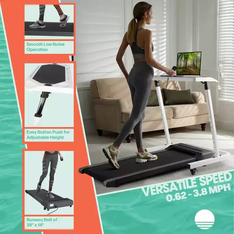 RAD Sportz Walking Pad Treadmill and Standing Desk