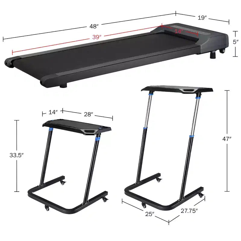 RAD Sportz Walking Pad Treadmill and Standing Desk