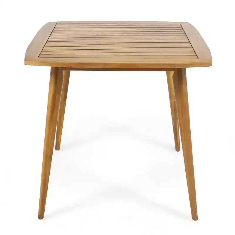 Christopher Knight Home Reynes Outdoor Acacia Wood Square Dining Table