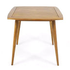 Christopher Knight Home Reynes Outdoor Acacia Wood Square Dining Table