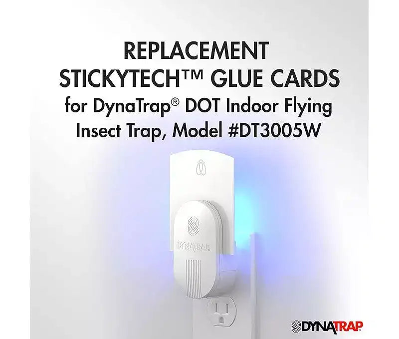 DynaTrap 23005-0612 DOT StickyTech Replacement Indoor Flying Insect Trap Glue Cards - 6 Pack